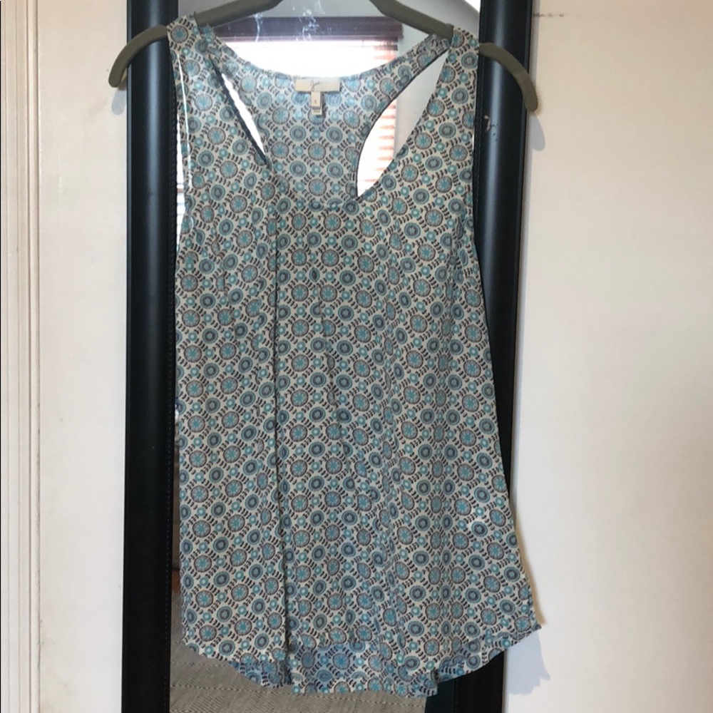 Joie silk racer back tank top